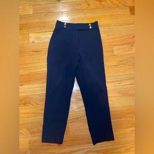 H&M blue slack pants trousers size 4